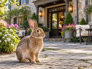 What do you call a rabbit raised in a hotel?