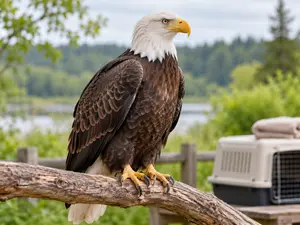 What do you call a sick eagle?