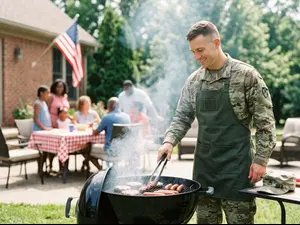 What do you call a soldier who loves barbecue?