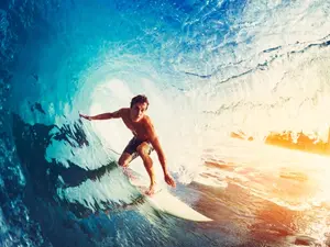 What do you call a surfer with a paper cut?