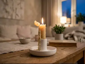What do you call a tired candle?