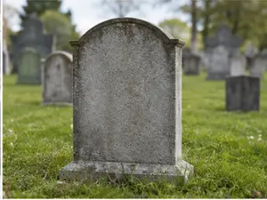 What do you call a typo on a headstone?