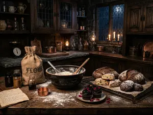 What do you call a vampire who loves baking?