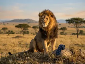 What do you call a well-dressed lion?