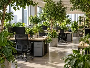 What do you call an office full of trees?