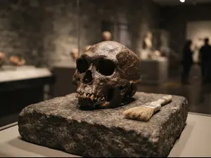 What Do You Call The Preserved Remains Of A Caveman Cleaning His Teeth?
