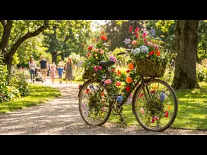 What do you get when you mix a bike with a flower?