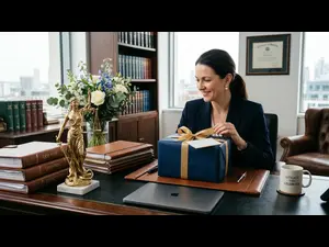 What do you give a lawyer on their special day?