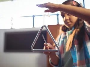 What do you say to the musician playing the triangle in the orchestra?
