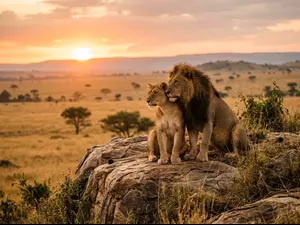 What does a lioness call her partner?