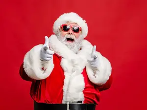 What does Santa call Christmastime?