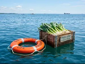 What food would never board a sinking ship?