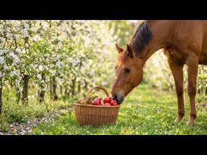 What fruit do horses always pick first?