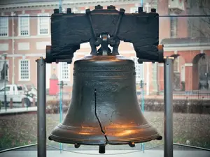 What happened when Ben Franklin told a joke to the Liberty Bell?