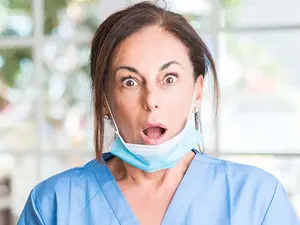 What happened when the dentist got in a car accident?