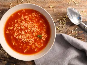 What happens when you eat too much alphabet soup?