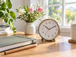 What happens when you throw a clock in the air?