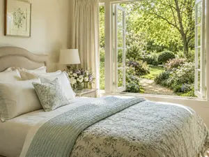 What has a bed that you can't sleep in?