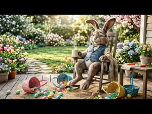 What is the Easter Bunny like after a big weekend?