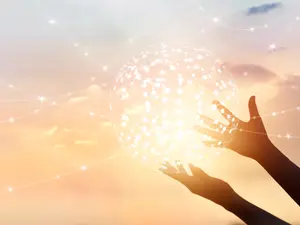 What is the name of the story that combines science and Christianity?