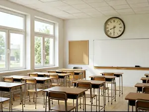 What keeps moving but never studies?
