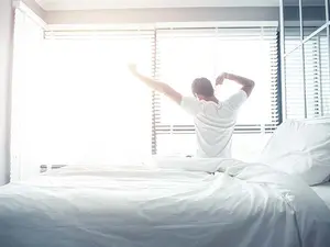 What might you call waking up in the morning?