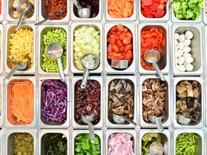 What should you say at a salad bar restaurant?