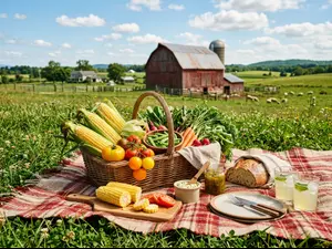 What snack do farmers love at picnics?