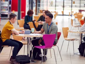 What table can you never sit at?