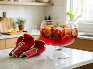 What's a boxer's go-to refreshment?