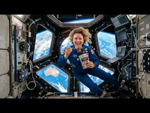 What's an astronaut's go-to treat?