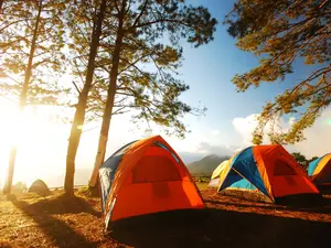 When do ghosts love to go camping?