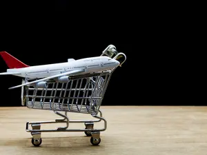 Where do airplanes go shopping?