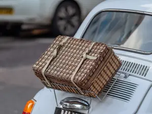 Where do automobiles have picnics?