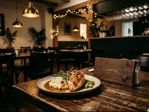 Where does a meal go for a quick rest?