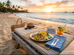 Where does dinner go to relax?