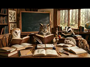 Which animals always ace their exams?