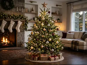 Which celebrity always decorates the best holiday trees?