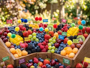 Which celebrity do fruits cheer for?