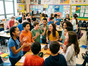Which class talks the most?