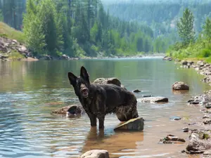 Which dog makes the best mineral prospector?