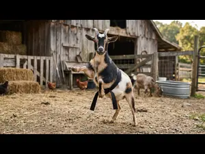 Which farm animal is a black belt?