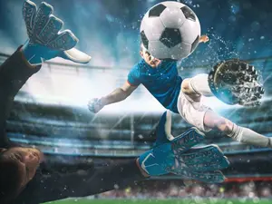 Which goalkeeper can jump higher than a crossbar?
