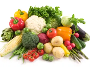 Which vegetables have the hardest time swallowing their food?
