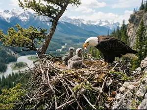 Why are birds of prey great parents?