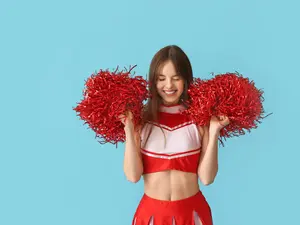 Why are cheerleaders so festive in December?