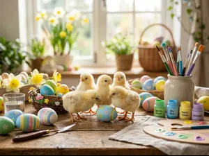 Why are Easter chicks so artistic?