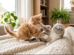 Why are kitten siblings always bickering?