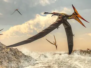 Why can't you hear a pterodactyl going to the bathroom?