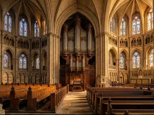 Why can't skeletons play music in church?